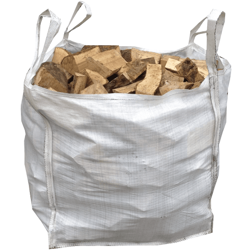 KILN DRIED PREMIUM MIX LOGS ASH/BIRCH/OAK per ton bag (approx. 1m3)